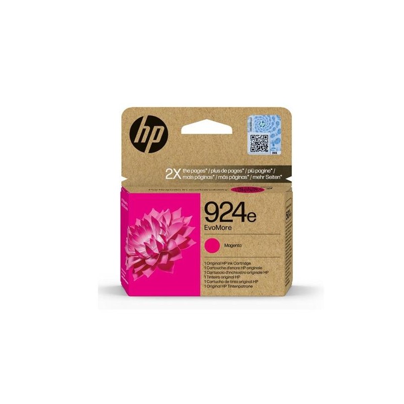 HP TINTA MAGENTA 800P OFFICEJET PRO 8120, 8130 SERIES - 924E (ALTA CAPACIDAD XL)