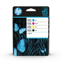 HP TINTA BK, C, M, Y, OFFICEJET PRO 6200, 6800 SERIES - Nº 934/5 *PACK DE 4*