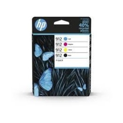 HP TINTA BK, C, M, Y, OFFICEJET / OFFICEJET PRO 8000 SERIES - Nº 912 *PACK DE 4*