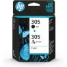 HP TINTA PACK NEGRO + TRICOLOR DESKJET 2320, 2700 SERIES, 2710, 2720, 2721, 2722, 2723, PLUS 4100 SERIES, PLUS 4110, PLUS 4120,