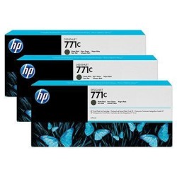 HP CARTUCHO GF PARA Z6200 MBK 771C, COLOR NEGRO MATE, PACK 3 UDS