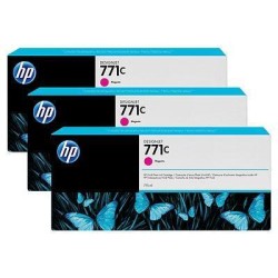 HP CARTUCHO GF PARA Z6200 CRD 771C, COLOR MAGENTA, PACK 3 UDS