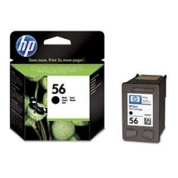 HP TINTA NEGRO DESKJET 5150/5550/5652/5850, PHOTOSMART 7150/7350/7345/7530/7550, PSC-1110 - Nº56