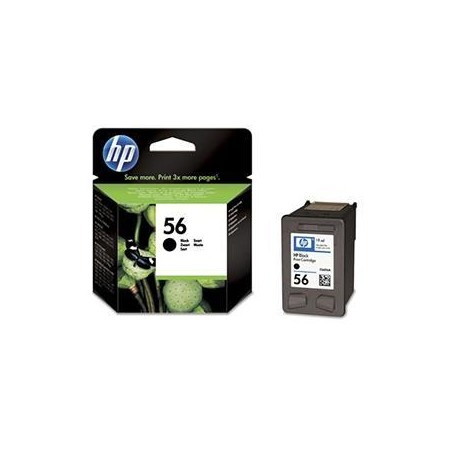 HP TINTA NEGRO DESKJET 5150/5550/5652/5850, PHOTOSMART 7150/7350/7345/7530/7550, PSC-1110 - Nº56