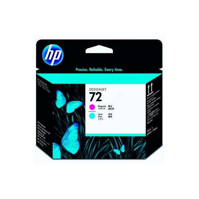 HP CABEZAL MAGENTA Y CIAN DESIGNJET T610/1100 - Nº72