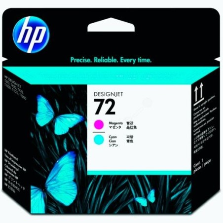 HP CABEZAL MAGENTA Y CIAN DESIGNJET T610/1100 - Nº72