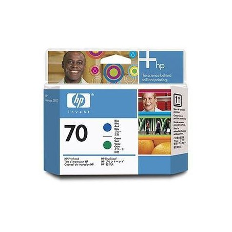 HP CABEZAL DE IMPRESIÓN AZUL Y VERDE DESIGNJET Z3100 - Nº70