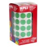 APLI GOMETS REDONDOS 10,5MM ROLLO VERDE -ROLLO 5192 UNIDADES-