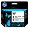 HP CABEZAL NEGRO MATE/ROJO CROMÁTICO DESIGNJET 771
