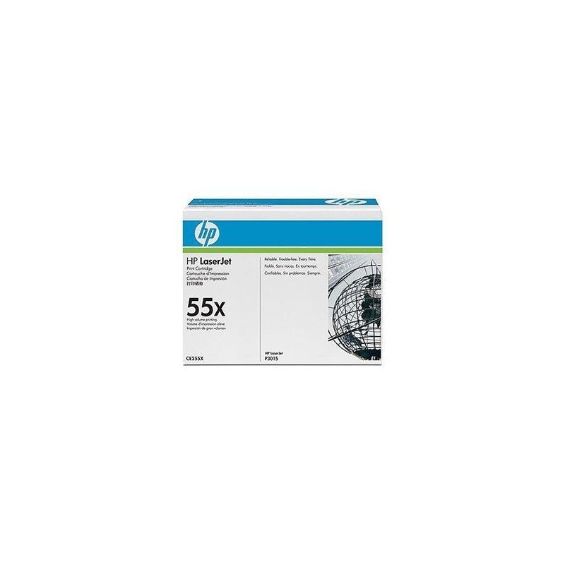 HP TONER NEGRO LASERJET P3011/P3015 - 55 X