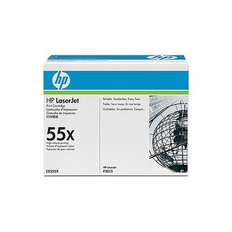 HP TONER NEGRO LASERJET P3011/P3015 - 55 X