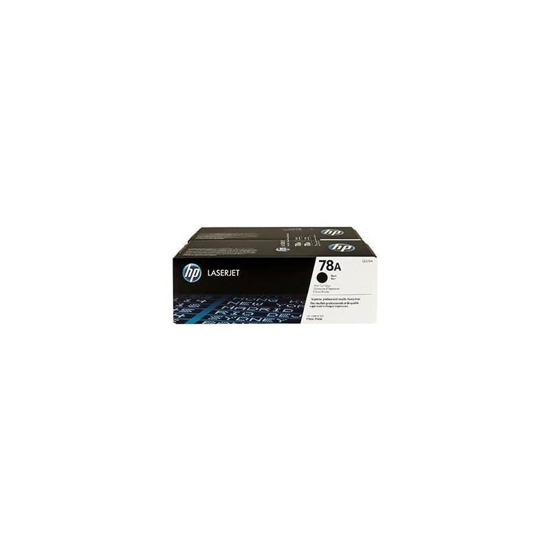 HP TONER NEGRO LASERJET P 1606 DN 1566 M 1536 DNF Nº 78A (PACK 2)