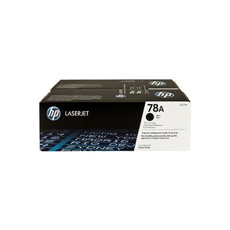 HP TONER NEGRO LASERJET P 1606 DN 1566 M 1536 DNF Nº 78A (PACK 2)