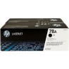 HP TONER NEGRO LASERJET P 1606 DN 1566 M 1536 DNF Nº 78A (PACK 2)
