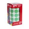 APLI GOMETS REDONDOS 20MM ROLLO VERDE