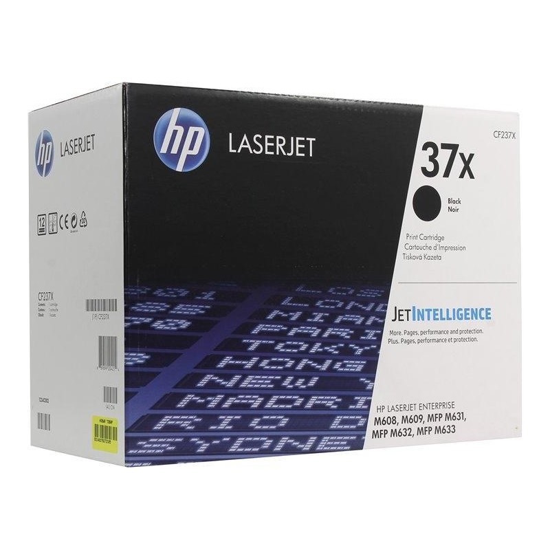 HP TONER NEGRO LASERJET M608N/DN/X, M609DN/X, M631DN/Z, M632FHT/H, FLOW M631H/M632Z - Nº 37X ALTA CAPACIDAD