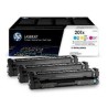 HP LASERJET PRO M252N 201X PACK 3 TONER ALTA CAPACIDAD CYAN/MAGENTA/YELLOW