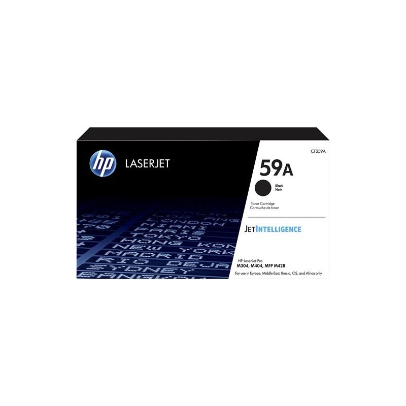 HP TONER NEGRO LASERJET M304, M404, MFP-M428, MFP M430F - Nº 59A