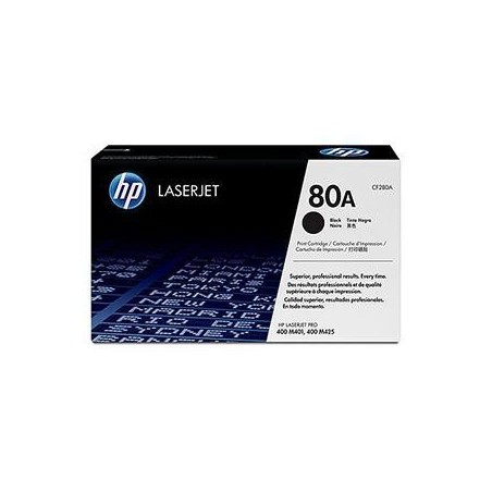 HP TONER NEGRO LASERJET PRO 400 MFP/ M425 DN DW - Nº 80 A