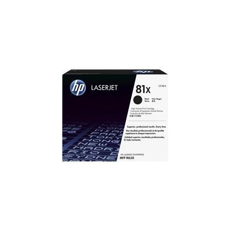 HP LASERJET M605 TONER NEGRO ALTA 81X 25.000 PÁGINAS ALTA CAPACIDAD
