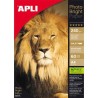 APLI PAPEL FOTOGRÁFICO PROFESIONAL PHOTO BRIGHT A4 240GR INKJET PAQUETE 60H BLANCO BRILLO
