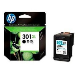 HP TINTA NEGRO DESKJET 1050, 2050, 3050 -Nº301XL-