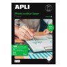 APLI PAPEL FOTOGRÁFICO A4 210GR LÁSER DOBLE CARA PAQUETE 100H BLANCO BRILLO