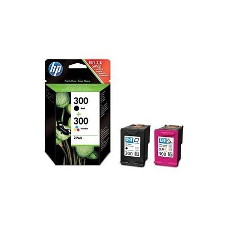 HP TINTA BK / C / M / Y - Nº300 (PACK2)