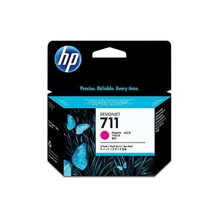 HP TINTA MAGENTA DESIGNJET T120/T520 - Nº 711 (PACK 3)