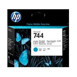 HP CABEZAL FOTO NEGRO Y CIAN DESIGNJET 744