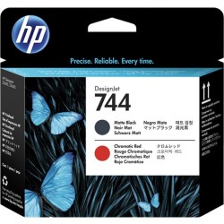 HP CABEZAL NEGRO MATE Y ROJO DESIGNJET 744