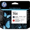 HP CABEZAL NEGRO MATE Y ROJO DESIGNJET 744