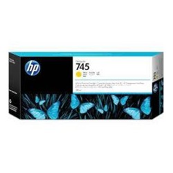HP TINTA AMARILLO DESIGNJET 745 *ALTA CAPACIDAD*