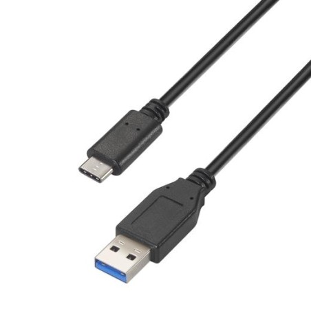 AISENS CABLE USB 3.1 GEN2 10GBPS 3A TIPO USB-C/M - A/M NEGRO 1,5M