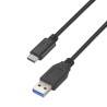 AISENS CABLE USB 3.1 GEN2 10GBPS 3A TIPO USB-C/M - A/M NEGRO 1,5M
