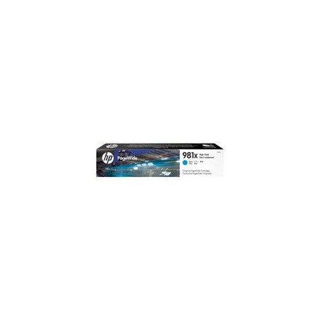 HP TINTA CIAN PAGEWIDE ENTERPRISE COLOR 556DN, 556XH, 586DN, 586F, 586Z, / MFP 586, E58650DN, E58650Z - Nº 981X
