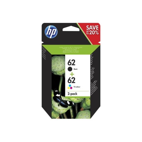 HP TINTA BK/ C / M / Y ENVY 5604, Nº 62 (PACK 2)