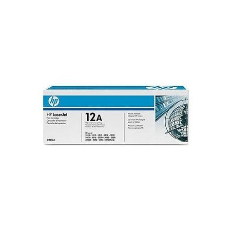 HP TONER NEGRO LASERJET 1010/1012/1020/1015/3015/3020/3030/3050/3052/3055 - 12A (PACK 2)