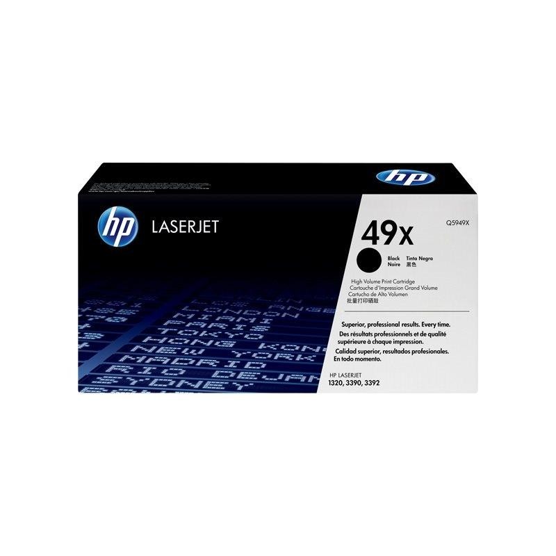 HP TONER LASER NEGRO LASERJET SMART 1320 1320N 1320NW 1320TN LASERJET 3390 3392 - 49 X