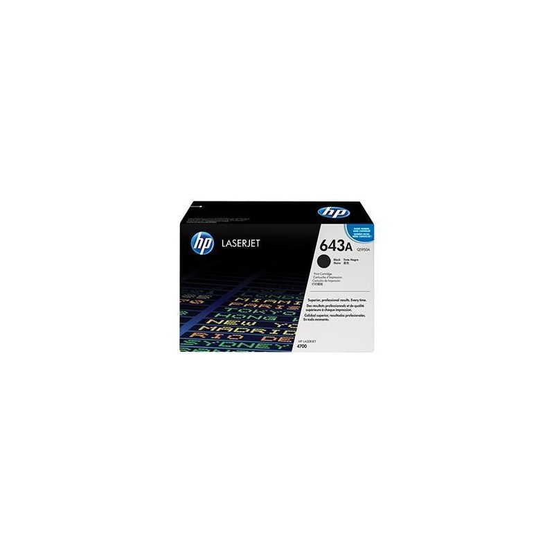 HP TONER NEGRO LASERJET COLOR 4700 - 643 A