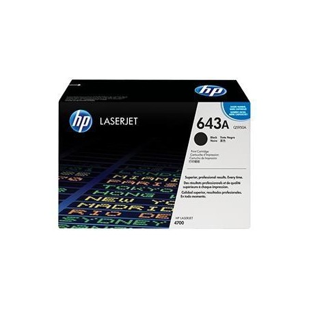 HP TONER NEGRO LASERJET COLOR 4700 - 643 A
