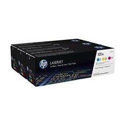 HP Nº131A PACK 3 TONER CIAN/MAGENTA/AMARILLO HP LASERJET PRO 200 M251N/NW