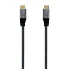 AISENS CABLE USB 3.1 GEN2X2 20GBPS 5A TIPO USB-C-USB-C/M GRIS 2M