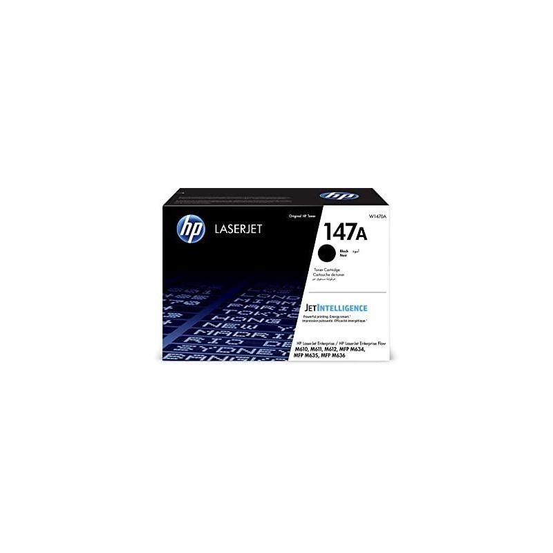 HP TONER NEGRO LASER M611, M612, M635, M636 - 147A