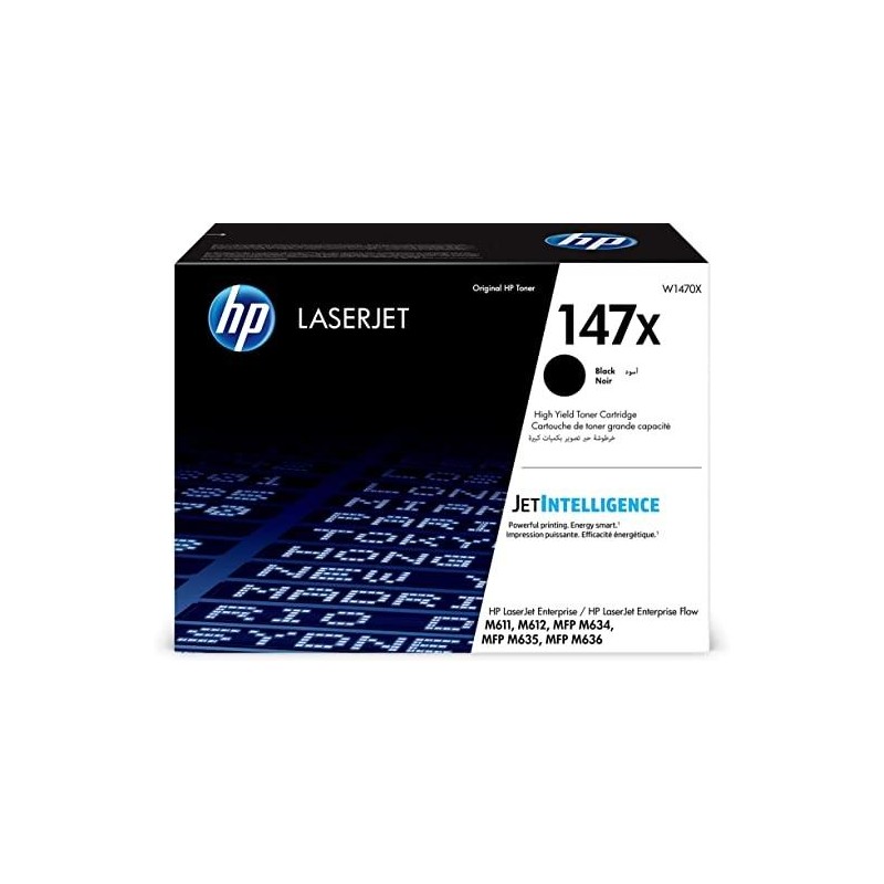 HP TONER NEGRO LASER M611, M612, M635, M636 - 147X