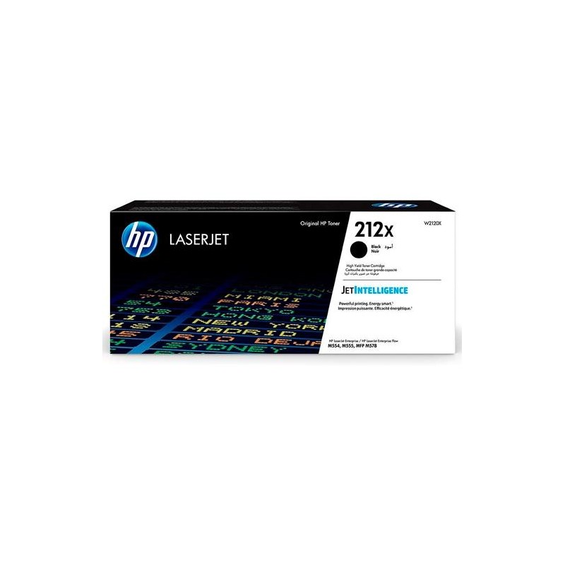 HP TONER NEGRO LASERJET ENTERPRISE M554, M555, M578 -212X