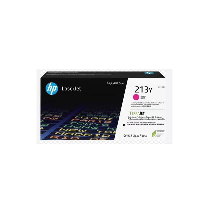 HP TONER MAGENTA LASERJET ENTERPRISE 5700, 5700DN, 6701DN, 6700, 6700DN, MFP 5800, 5800DN, 5800F, 6800, 6800DN - Nº 213Y