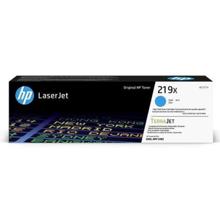 HP TONER CIAN LASERJET PRO 3202 PRINTER, HP LASERJET MFP 3302 PRINTER - 219X