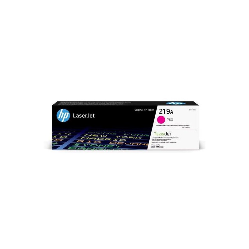HP TONER MAGENTA LASERJET PRO 3202 PRINTER, HP LASERJET MFP 3302 PRINTER - 219A