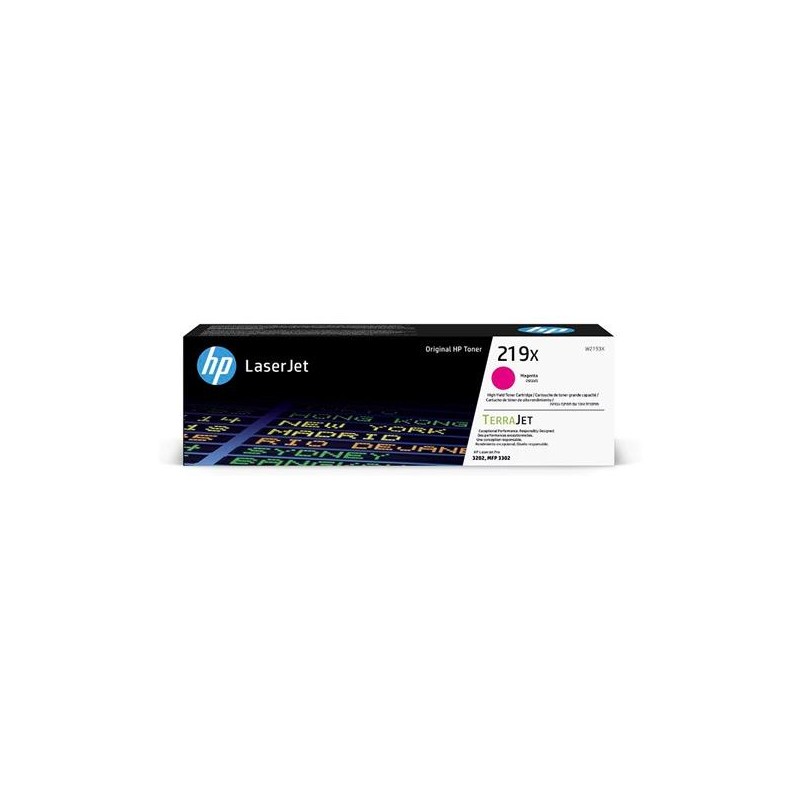HP TONER MAGENTA LASERJET PRO 3202 PRINTER, HP LASERJET MFP 3302 PRINTER - 219X